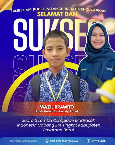 Juara 3 Olimpiade Madrasah Indonesia Cabang IPA
